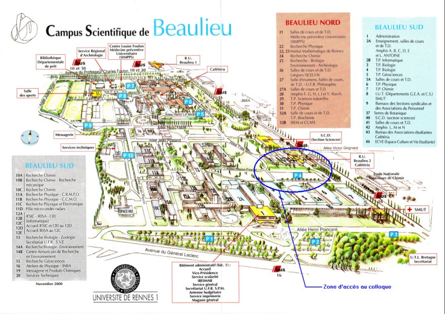 plan du campus de beaulieu
